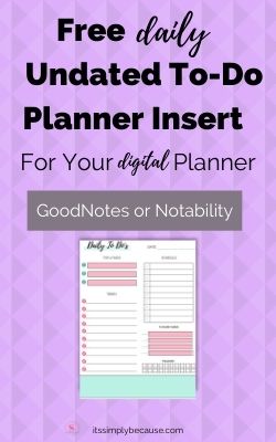 free daily planner insert-1
