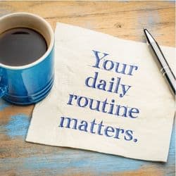 Daily routine-growth mindset