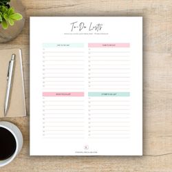 Prioritize Tasks with a Free Monthly To-Do List Printable
